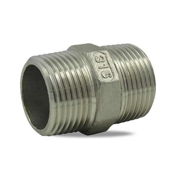 Mamelon Male/Male en INOX