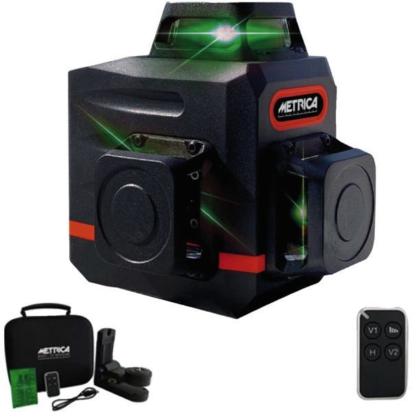 Niveau laser 3 lignes METRICA 3D MINI GREEN