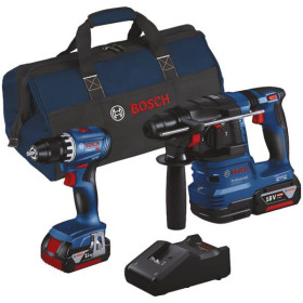 COMBO-KIT Perceuse visseuse GSR 18V-45 + Perforateur GBH 18V-22