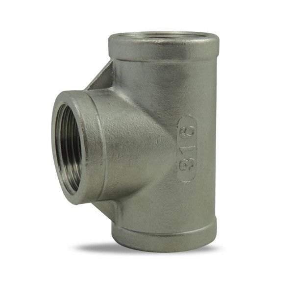 Té égale Femelle/Femelle/Femelle en INOX