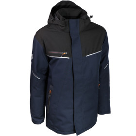 Parka PORTLAND marine/noir