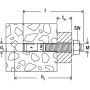 Goujon d'ancrage FBN II Inox