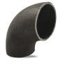 Courbe 3D 90° raccord acier noir à souder EN 10253-1