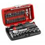 Coffret compact cliquet douilles 1/4" boîte NANO - FACOM RL.NANO1GRPPB