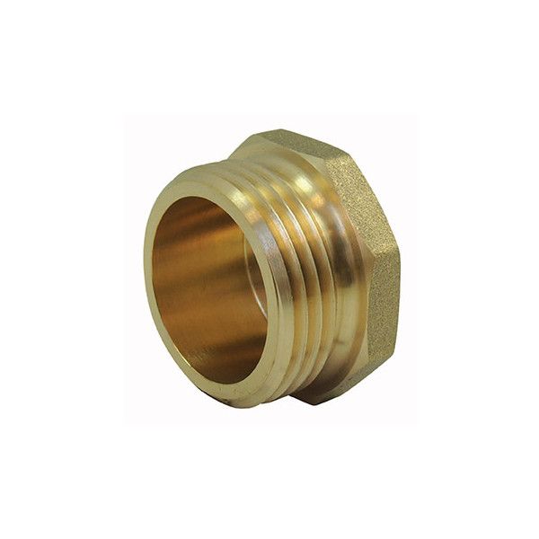 Bouchon laiton mâle à tête hexagonale