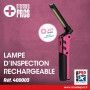 Lampe d'inspection rechargeable - Edition OCTOBRE ROSE