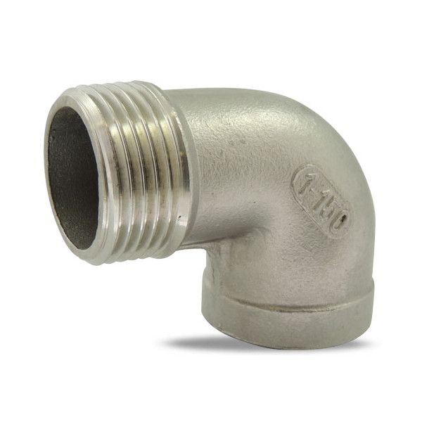 Coude à 90° Male/Femelle en INOX