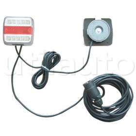 Kit magnétique 2 feux LEDS pour remorques 12V