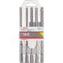 Coffret de 5 forets pour perforateur SDS plus-5X 6/6/8/8/10 mm