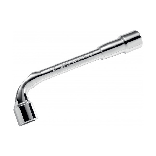Clés à pipe débouchées polies 6/6 pans en mm -  SAM 94-SD