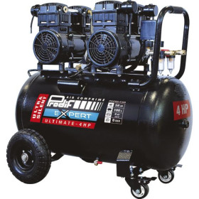 COMPRESSEUR SILENCIEUX 100L 4CV SANS HUILE -8BAR - 58DB