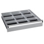 COFFRE 1 TIROIR A FIXER SOUS ETABLI UNIWORKS LARGEUR 565 MM