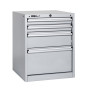 CAISSON SOUS ETABLI UNIWORKS L.565 X P.580 X H.700 MM - 4 TIROIRS