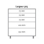 CAISSON SOUS ETABLI UNIWORKS 2 POIGNEES ET 4 ROUES - 5 TIROIRS