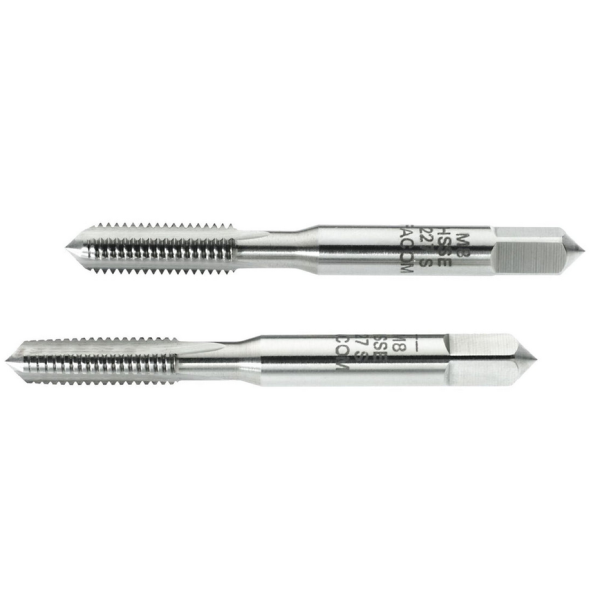 Jeu de 2 tarauds en cobalt M10 x 1,25 mm FACOM 227.S12X175T2