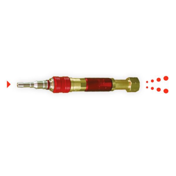 Raccord gaz SUPER RACORMATIC COMPLET DÉTENDEUR FEMELLE + MÂLE