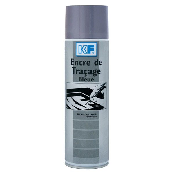 Aérosol encre de traçage bleue - 500 ml