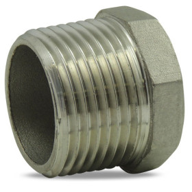Bouchon male BSPT en INOX