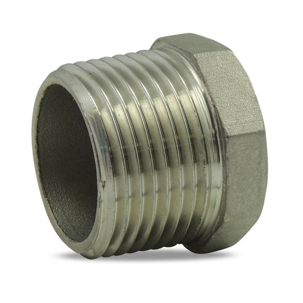 Bouchon male BSPT en INOX