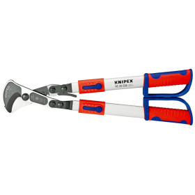 Coupe-câbles à cliquet avec bras télescopiques - KNIPEX 95 32 038