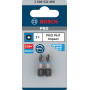 Pack de 2 embouts de vissage IMPACT 25mm PH1