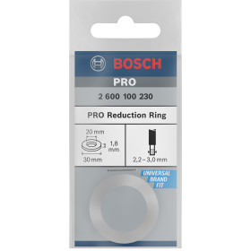 Bague de réduction pour lame scie circulaire Ø30 à Ø20x1.8mm