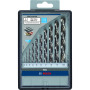 Coffret de 10 forets à métaux BOSCH ROBUST LINE HSS-G