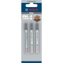 Kit 3 Lames scie sauteuse Spécial Panneaux laminés T 101 BIF (2x), T 101 AOF