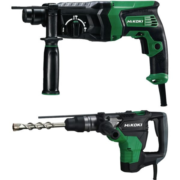 Lot de 2 Perfo Burineur HIKOKI SDS PLUS et SDS MAX