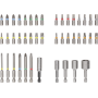 Coffret d'embouts de vissage Extra Hard, 43 pièces