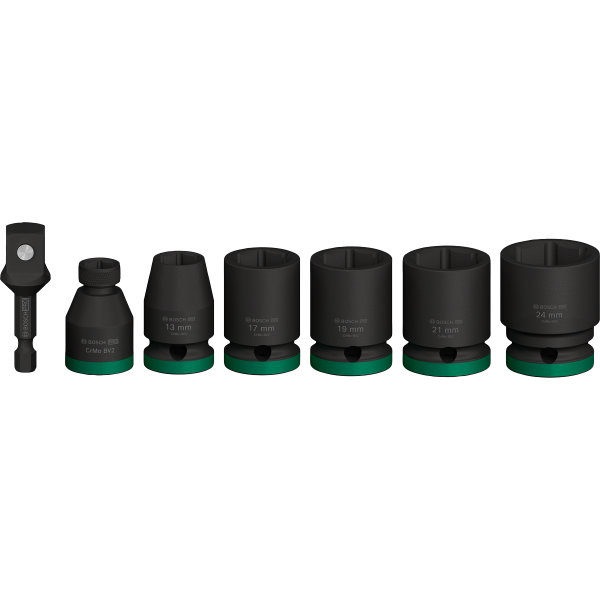 Coffret de douilles PRO Impact 13,17,19,21,24 39MM