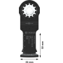 BOITE DE 25 LAMES STARLOCK PRO BIM EXTRA BOIS & METAL , 32X50MM , AIZ32APIB