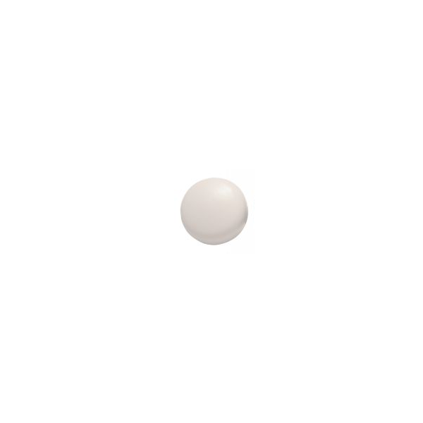 Cache vis tete bombée Polyethylene blanc pour vis D.4.8MM