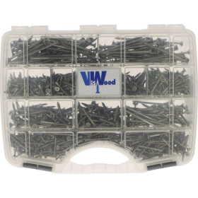 Malette de 1055 vis tête fraisée TORX