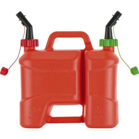 JERRYCAN DOUBLE COMPARTIMENT 5L+3L AVEC BEC RIGIDE