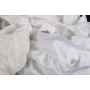 Chiffon poly coton tissé blanc carton de 10 kg