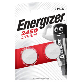 2 Piles CR2450 Energizer Lithium 3V