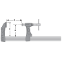 Serre-joint poignée articulée 4003-PA 40CM