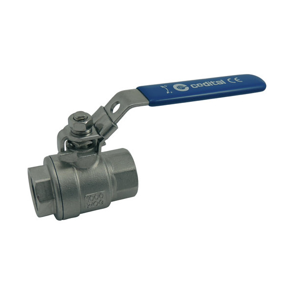 Robinet à boisseau sphérique corps en INOX 316 cadenassable
