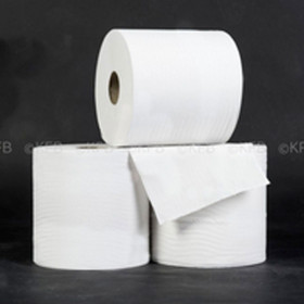Bobine industrielle pure ouate blanche 1000 feuilles