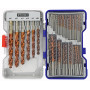 Coffret 100 forets métaux FURIUS de 1 à 13 mm