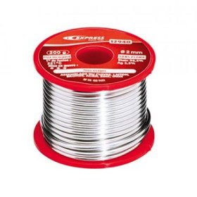 Soudure  96,5% étain - 3,5% argent  diametre 2mm - 200g