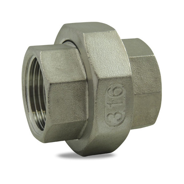Raccord union INOX à portée conique FEMELLE/FEMELLE