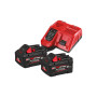 Pack FORGENRG-802 : 2 batteries FORGE 18V 8.0Ah + 1 chargeur M12-18FC