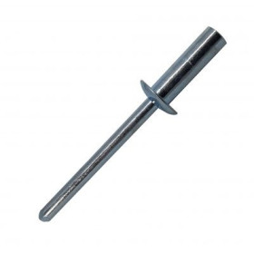 Rivet étanche tete plate en ACIER 4.0X15