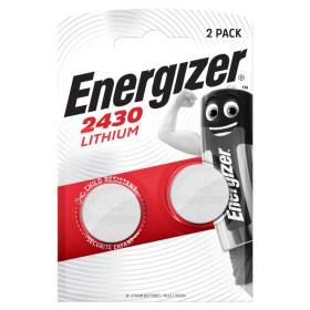 2 PILES CR2430 3V LITHIUM ENERGIZER B2