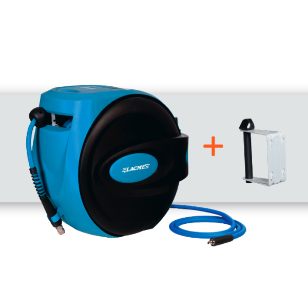 Enrouleur automatique carter fermé 30 m + 2 m - 9,5 mm - 3/8’’