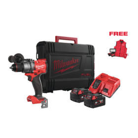 Perceuse à percussion FUEL FPD3  avec 2 batteries 5Ah en coffret HD BOX - Doudoune et projecteur offert