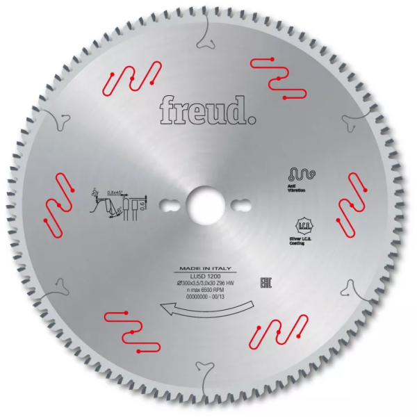 Lame pour métaux non ferreux/PVC/Aluminium FREUD - Ø250 3,5/3 AL30 Z80 TP