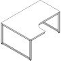 PLAN COMPACT GAUCHE- SIMPLO 160X120X73CM-PIET. ANTHRACITE-PLAT. NOYER